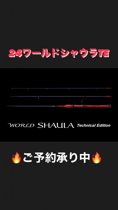 シマノ 24 ワールドシャウラ ほそ テクニカルエディション S66UL