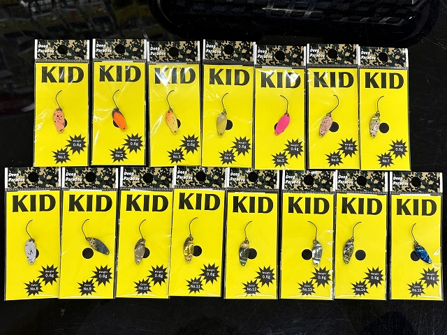 ディープパラドクス　キッド0.6 13枚 再入荷！】KID0.6、0.8g/キッド0.6、0.8g スプーン Deep Paradox
