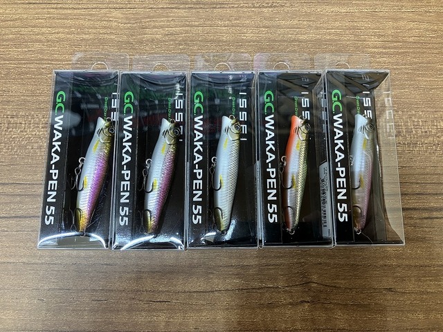 ワカペン 55 GC WAKA-PEN 55 ルアー 3個セット G.C.ワカペン 55 G.C.WAKA-PEN 55 イッセイ ISSEI