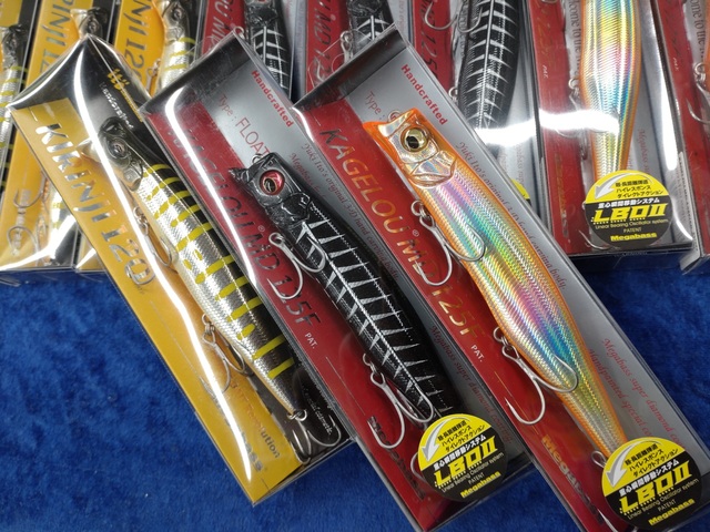 カゲロウ124f　キャスティング湘南平塚店オリカラ　オプティカルベイト メガバス カゲロウ100F・124F キャスティング湘南平塚店オリカラ