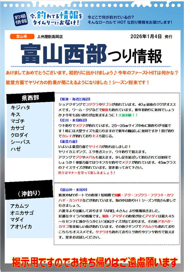 釣り師(プロフィール要確認) THEフィッシング】シーズン到来！目指せ大鯛！新潟・直江津の